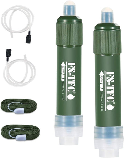 PureFlow Survival Straw: Triple Filtration Water Purifier, 1000 Gallon Capacity - Portable water filter Readi Gear