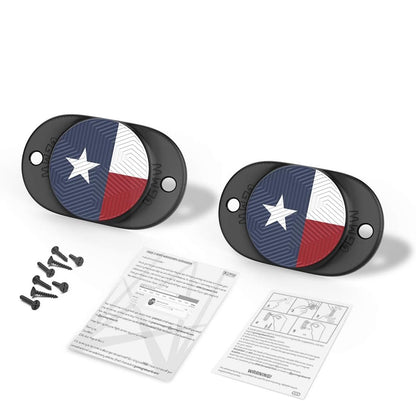 Texas Flag Magnetic Concealed Gun Mount 2-Pack for Car, Desk, Wall - Magnetic gun mount Readi Gear