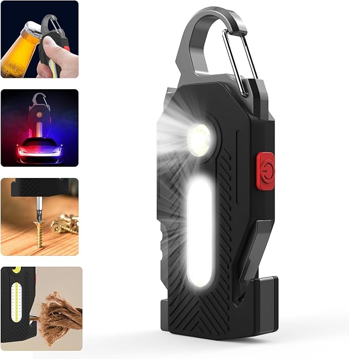 TrekTech Multifunctional Rechargeable Flashlight