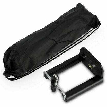 360° Swivel Camera Tripod Stand & Phone Holder for iPhone, Samsung + Bag - Readi Gear