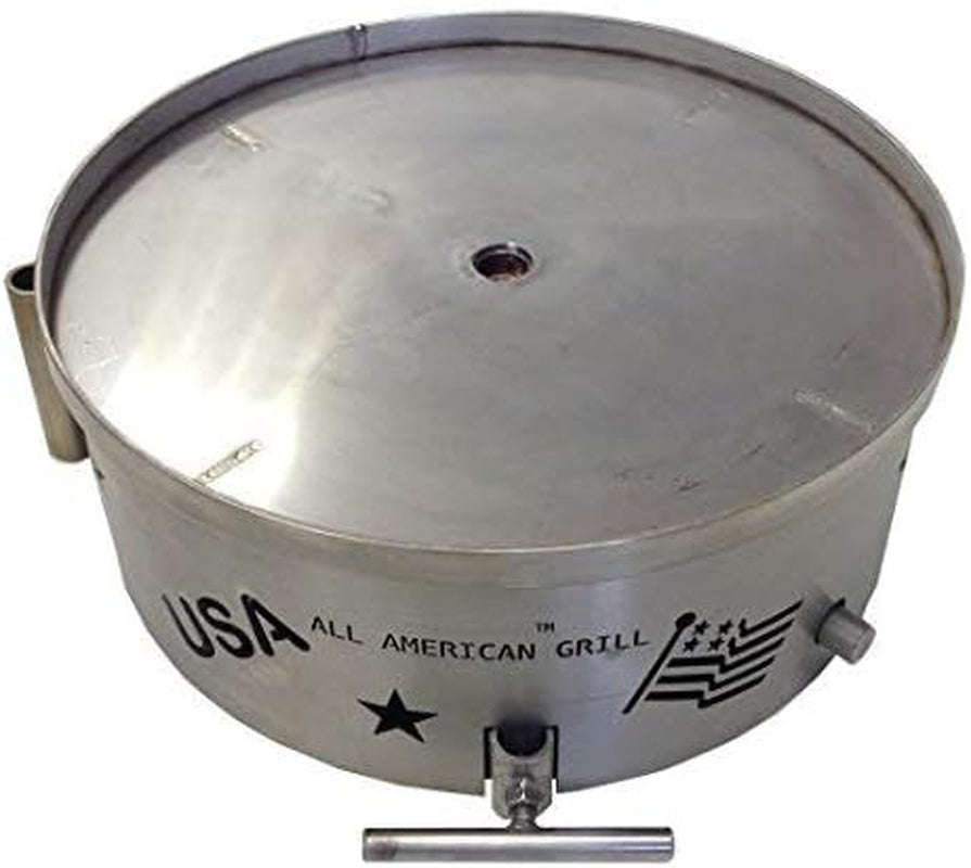 All-American Portable Charcoal Grill – USA-Made Stainless Steel BBQ