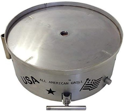 All-American Portable Charcoal Grill – USA-Made Stainless Steel BBQ