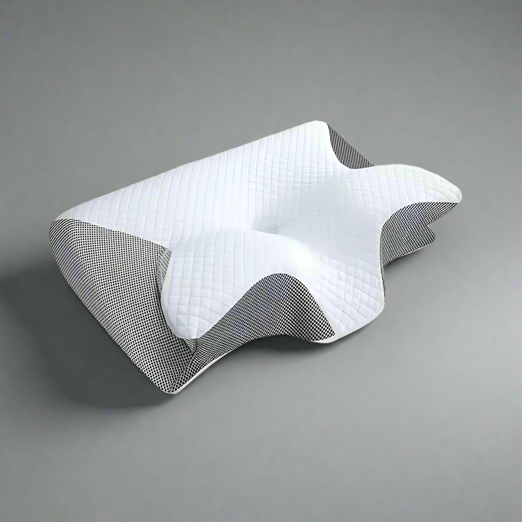 OrthoSleep Memory Foam Neck Pillow – Cervical Support for Pain Relief