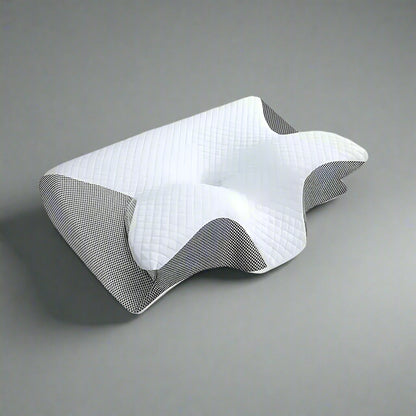 OrthoSleep Memory Foam Neck Pillow – Cervical Support for Pain Relief