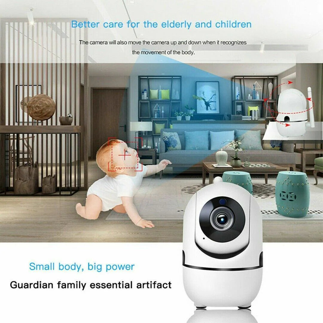 1080P WiFi Indoor Security Camera - Night Vision, Baby & Pet Monitor - Indoor Security Camera Readi Gear