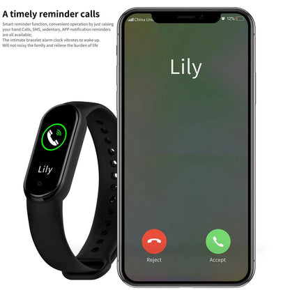 M4 Smart Watch Band - Fitness Tracker with Blood Pressure, Heart Rate & Sleep Detection - M4 Smart Watch Band - Fitness Tracker with Blood Pressure, Heart Rate & Sleep Detection Readi Gear