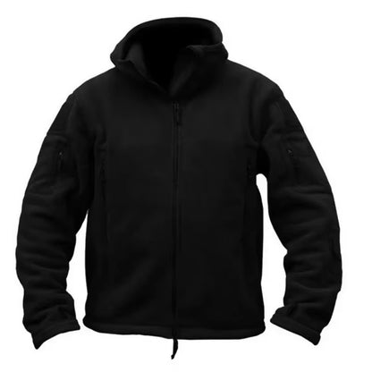 7-Pocket Tactical Fleece Hoodie Jacket - Tactical Fleece Hoodie Jacket Readi Gear