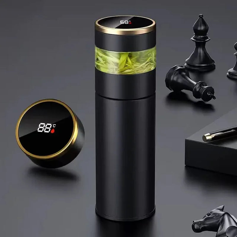 Smart Tea Infuser 450 ml Stainless Steel Insulated Travel Mug - Smart travel thermos Readi Gear