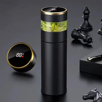 Smart Tea Infuser 450 ml Stainless Steel Insulated Travel Mug - Smart travel thermos Readi Gear