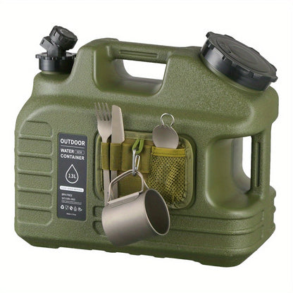 Prepper’s Water Jug – BPA-Free 13L Tank with Spigot & Tool Bag