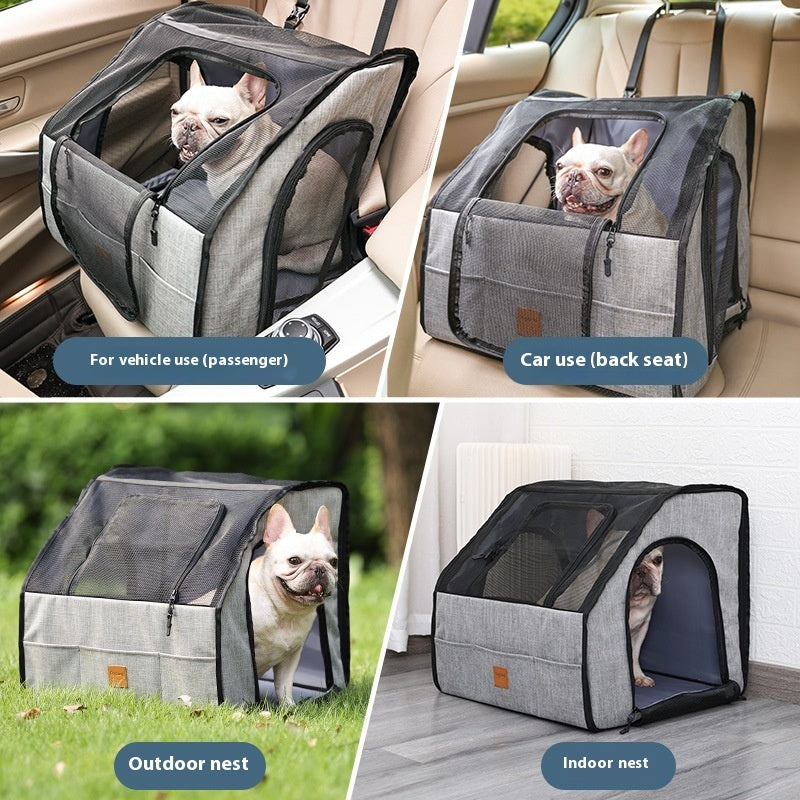 PawSafe Foldable Waterproof Car Kennel & Seat Mat - Pet Car Carrier Readi Gear
