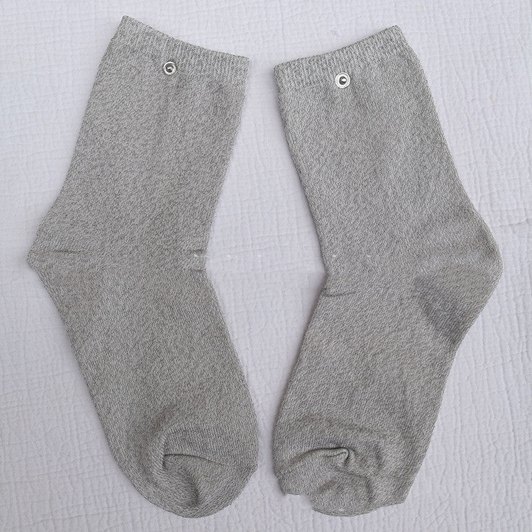 Rejuviaa™ conductive grounding socks – gray, one size fits most