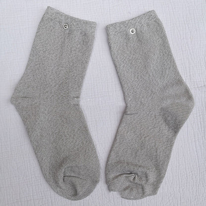 Rejuviaa™ conductive grounding socks – gray, one size fits most