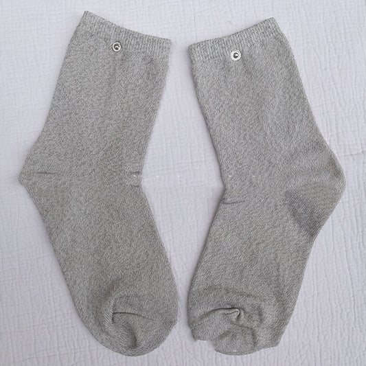 Rejuviaa™ conductive grounding socks – gray, one size fits most