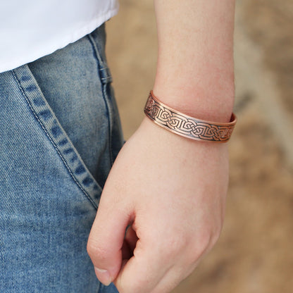 Spartan Vitality Men's Copper Magnetic Bracelet for Pain Relief - copper health bracelet Readi Gear