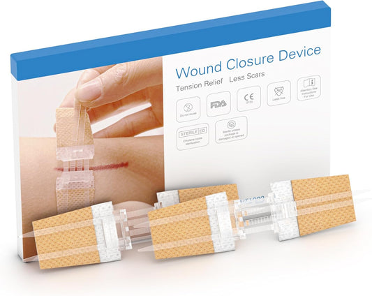QuickZip Wound Closure Kit - No-Stitch First Aid Kit Essential - Zipper wound closure kit Readi Gear