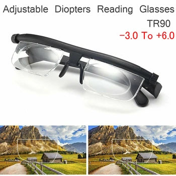 VisionMaster Dial Adjustable Glasses: Variable Focus Eyewear for Any Distance - Readi Gear