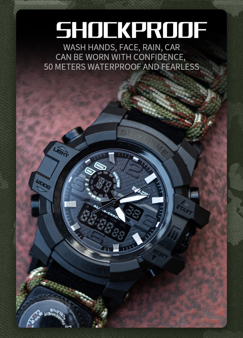 Extreme Explorer Tactical Survival Watch - tactical survival watch Readi Gear