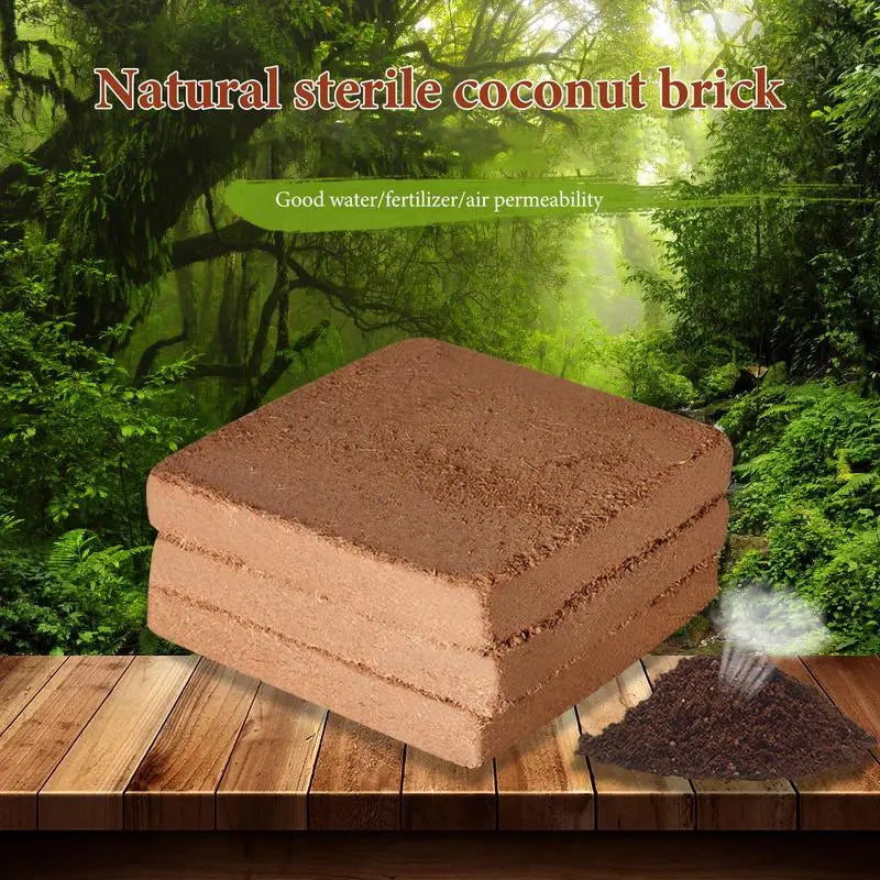 Organic Coconut Coir Brick - Sustainable Growing Medium for Healthy Plants - Organic Coconut Coir Brick Readi Gear