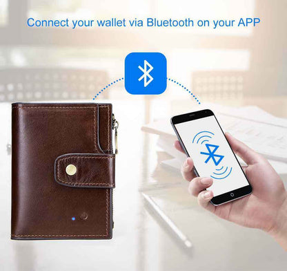 RFID Blocking Anti-Theft Smart Wallet with Bluetooth Alert - Anti-theft wallet Readi Gear
