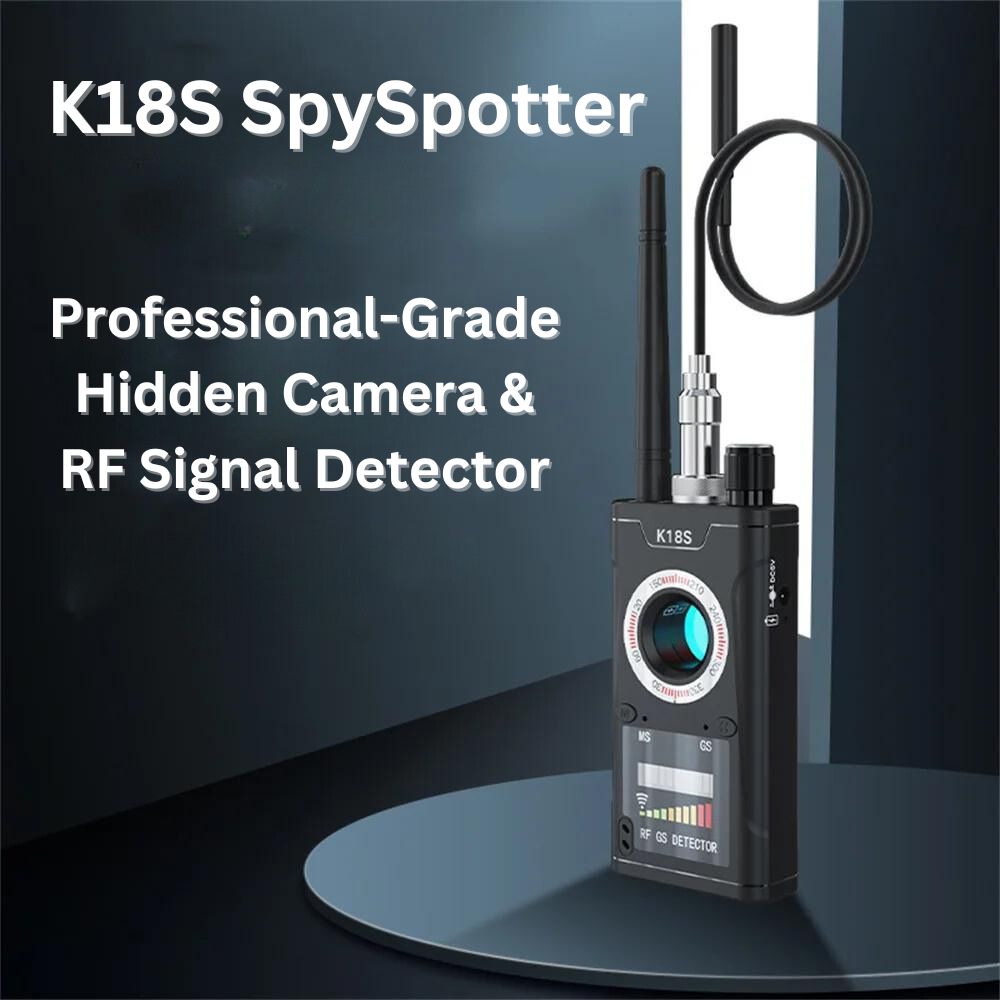 K18S SpySpotter: Professional-Grade Hidden Camera & RF Signal Detector - Hidden Camera Detector Readi Gear
