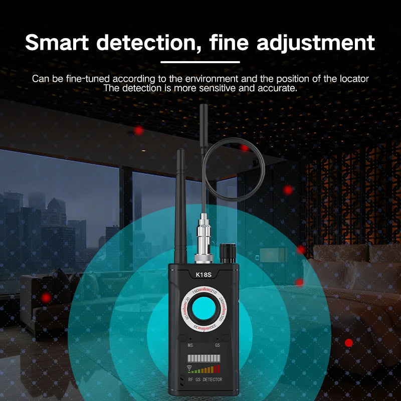 K18S SpySpotter: Professional-Grade Hidden Camera & RF Signal Detector - Hidden Camera Detector Readi Gear