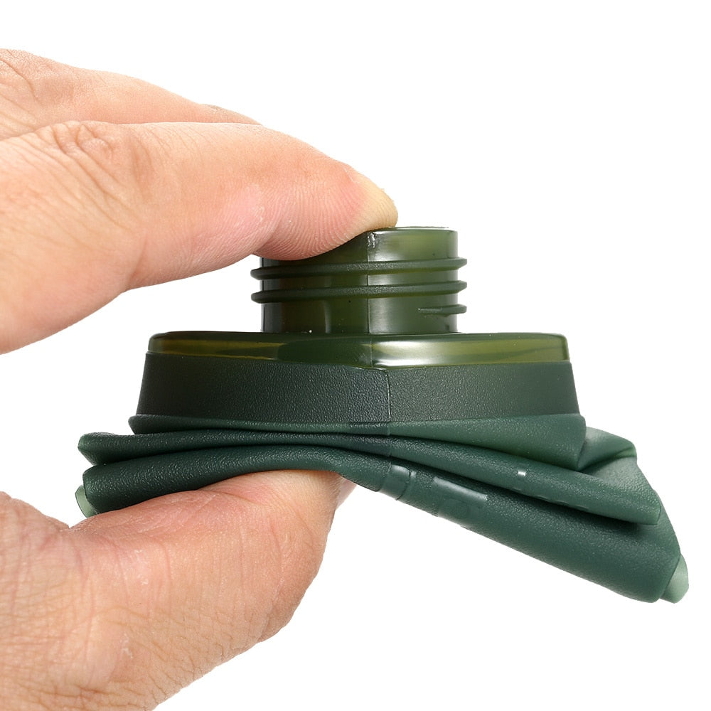 HydroFold Collapsible Survival Water Bottle - BPA & PVC Free - Folding Water Bottle Readi Gear