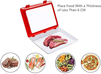 FreshGuard Stackable Food Preservation Tray - Reusable & Eco-Friendly - Food preservation tray Readi Gear