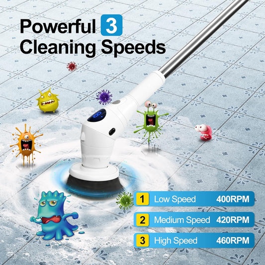 TurboBrush Electric Spin Scrubber Kit: 7 Brushes, 3 Speeds - Readi Gear