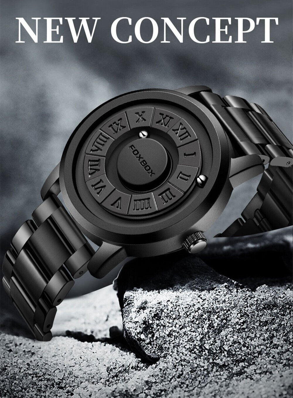 Levitation Steel Ball Watch – Magnetic Force Quartz Timepiece for Men - Readi Gear