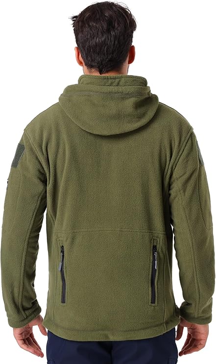 7-Pocket Tactical Fleece Hoodie Jacket - Tactical Fleece Hoodie Jacket Readi Gear
