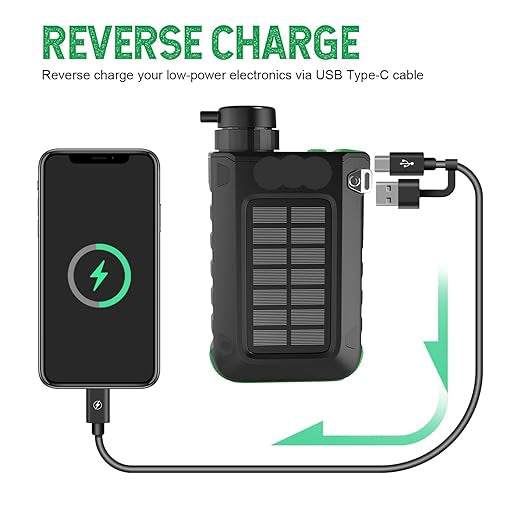 OutlanderPro Survival Water Filter with Solar Power Bank & Light - Survival water filter, power bank & LED light Readi Gear