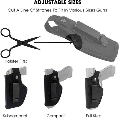 VersaCarry Universal Holster - Ambidextrous IWB OWB with Mag Pouch - Concealed Carry Holster Readi Gear
