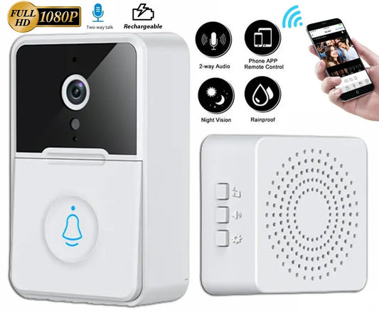 ShieldCam Wireless Doorbell - HD Video, Night Vision & 2-Way Intercom - Smart doorbell and security camera Readi Gear