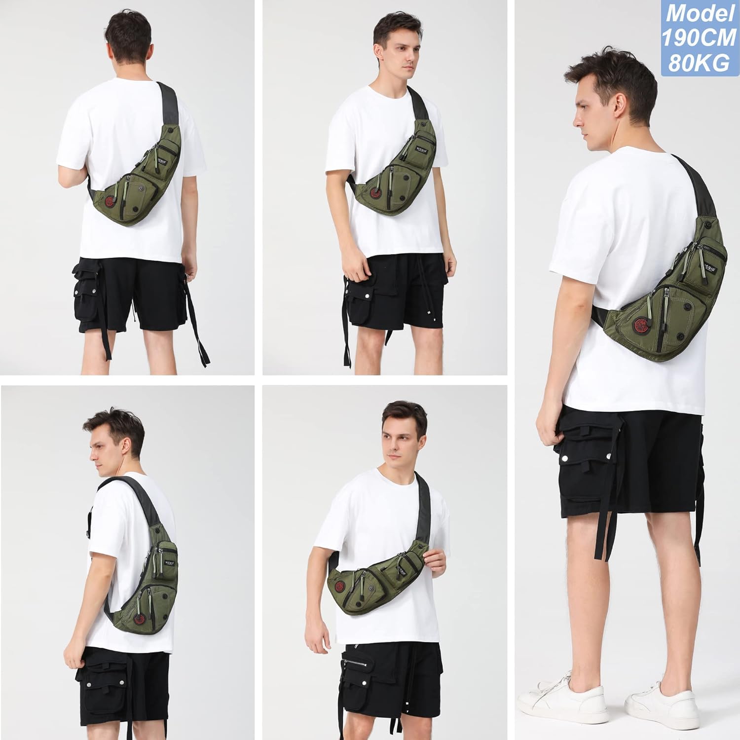 StealthGuard Anti-Theft Sling Bag - Hands-Free Crossbody Backpack for Men & Women - Urban Slingbag Readi Gear