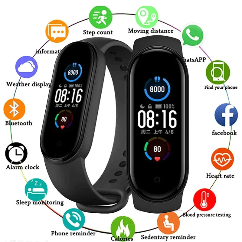 M4 Smart Watch Band - Fitness Tracker with Blood Pressure, Heart Rate & Sleep Detection - M4 Smart Watch Band - Fitness Tracker with Blood Pressure, Heart Rate & Sleep Detection Readi Gear