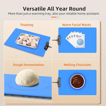 ReadyWarm Roll-up Portable Food Warming Mat - Great for Camping, Buffets - Roll-up Food Warming Mat Readi Gear