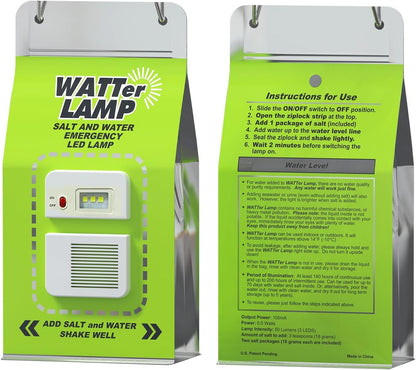 Saltwater Emergency LED Lamp - No Battery Needed - Salt water powered lantern Readi Gear