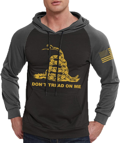 Don’t Tread on Me Hoodie – Men’s USA Flag Patriotic Pullover - Don't Tread on Me Hoodie Readi Gear