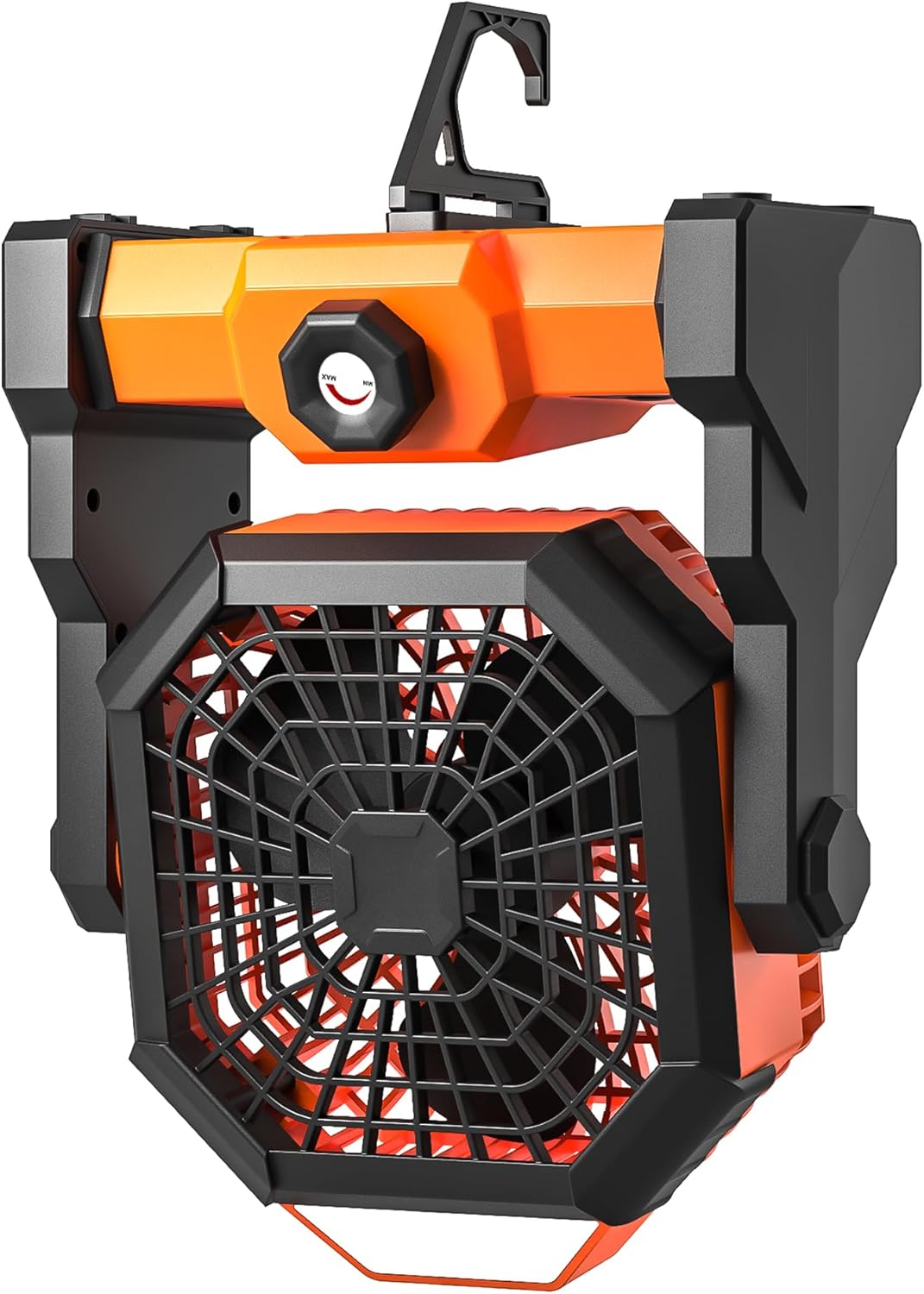 TrailCool Xtreme Rechargeable Camping Fan w/ LED Light & 360° Hook - Camping fan with light Readi Gear