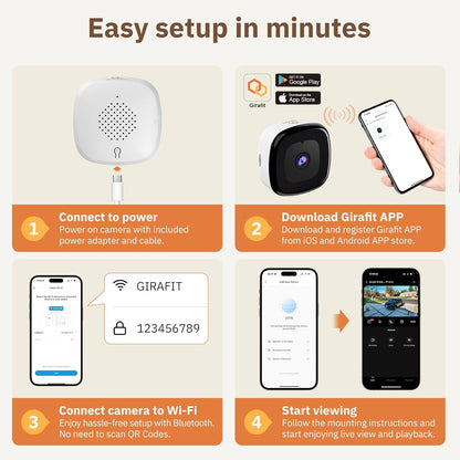 PerimeterWatch 2K Window Cam – Indoor Mount for Outdoor Security - Readi Gear