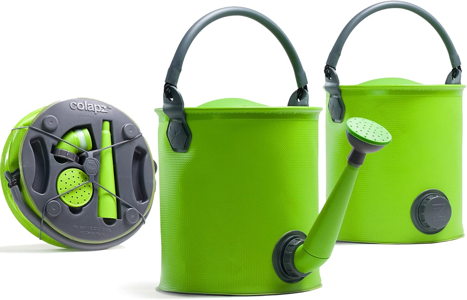 2-in-1 Collapsible Watering Can & Bucket with Spout - 1.5 to 2 Gallon Capacity - Collapsible watering can Readi Gear