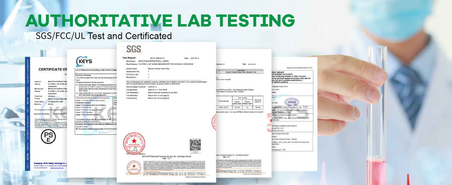 OutlanderPro Survival Water Filter with Solar Power Bank & Light - Survival water filter, power bank & LED light Readi Gear