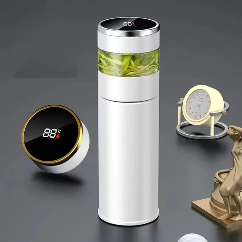 Smart Tea Infuser 450 ml Stainless Steel Insulated Travel Mug - Smart travel thermos Readi Gear