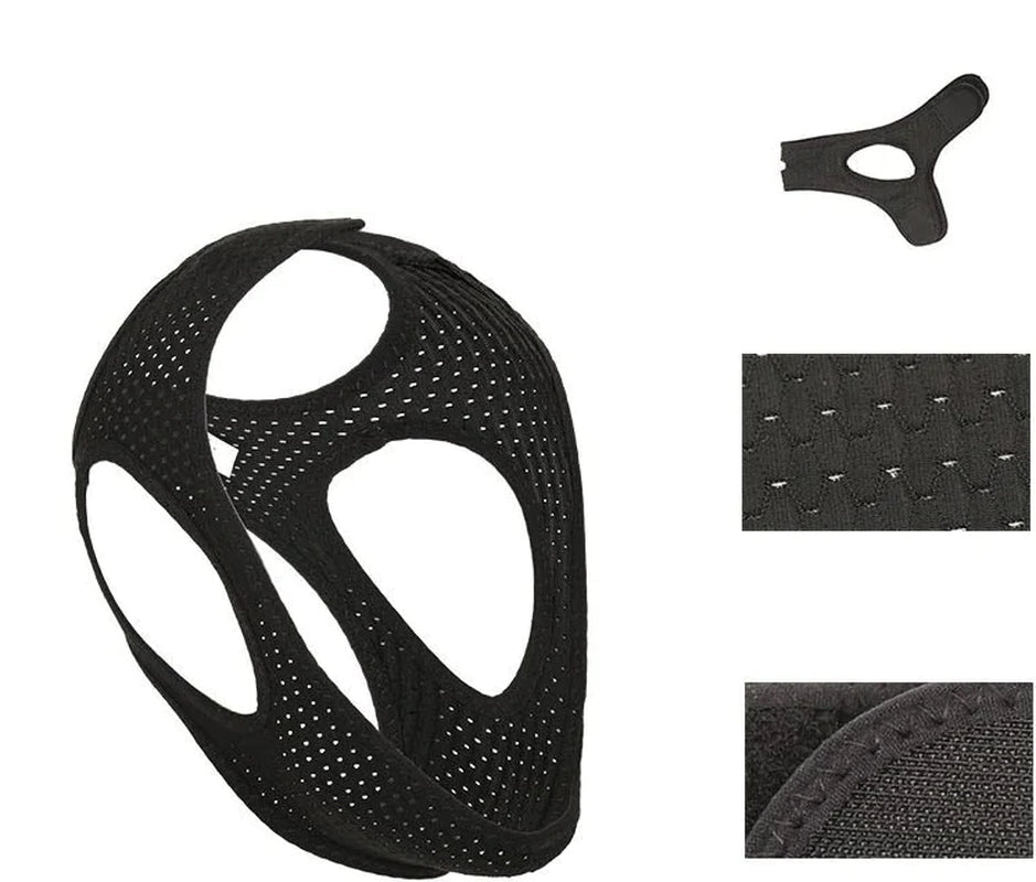 Premium Lycra Anti Snoring Chin Strap - Effective Sleep Apnea Solution - anti snoring chin strap Readi Gear