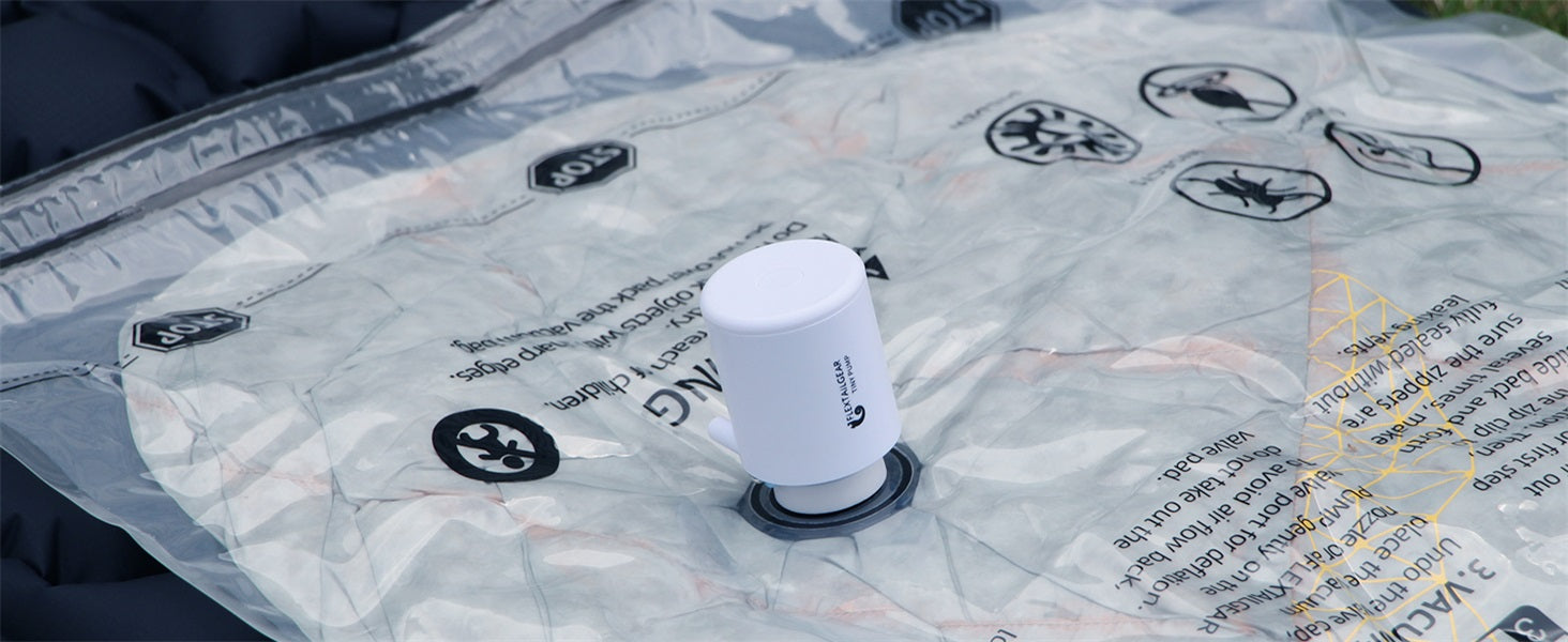 Ultra-Compact Air Pump & Camping Light, USB Rechargeable - Mini air pump Readi Gear