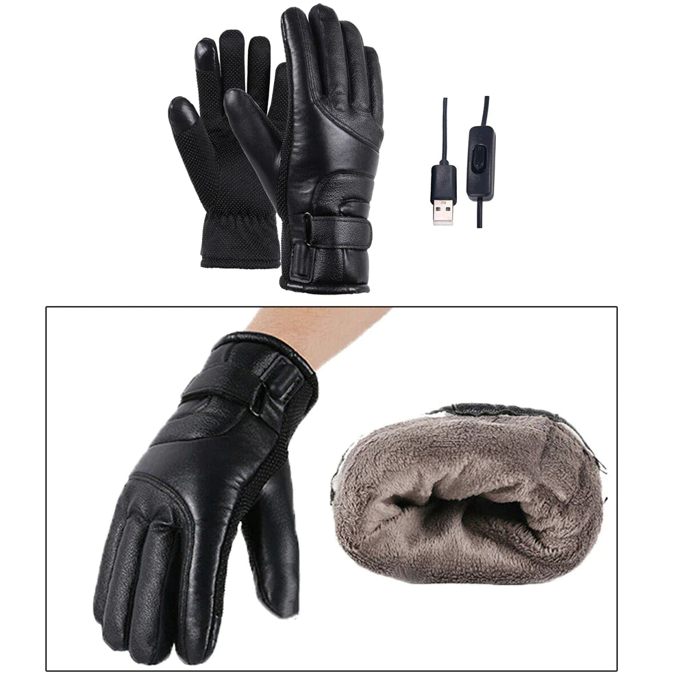 Winter USB Heated Gloves - Thermal, Waterproof, Touchscreen Hand Warmers - USB Winter Gloves Readi Gear