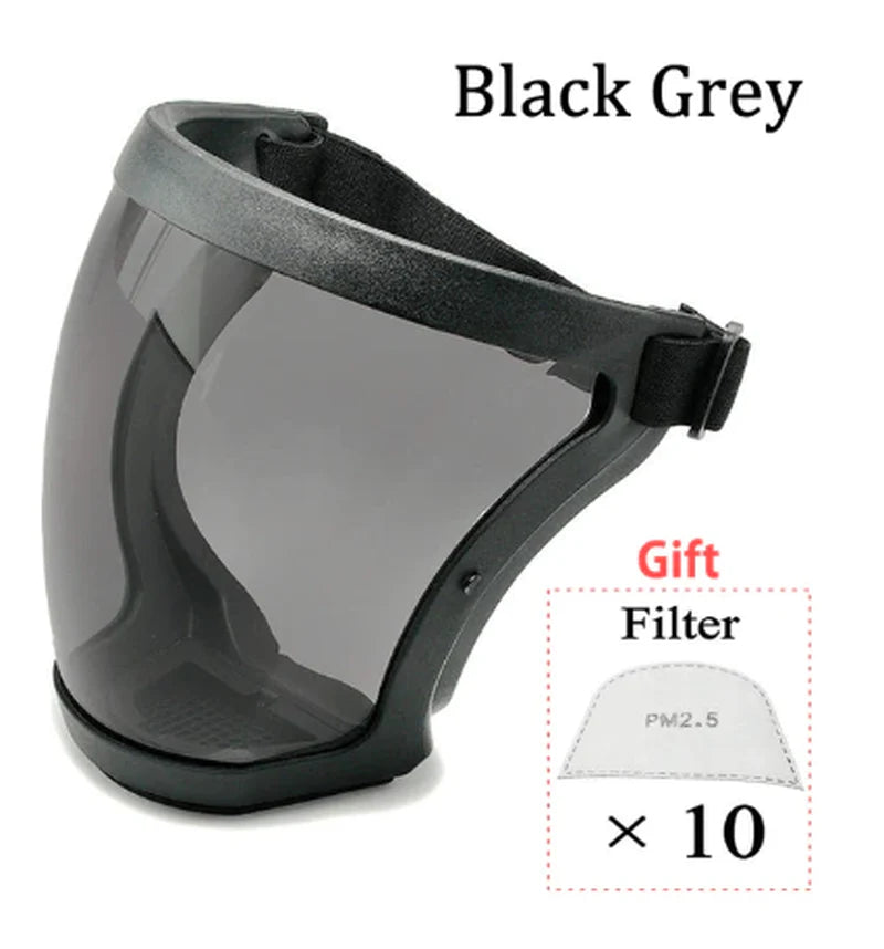 ClearGuard Full Face Shield - Anti-Fog Virus Protection Mask - Face shield Readi Gear