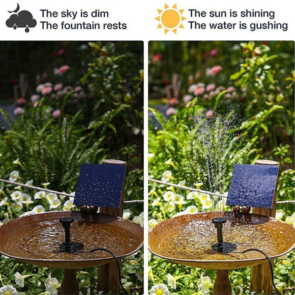 SolarSplash Pond Fountain Kit - Solar-Powered Pond Fountain Kit Readi Gear