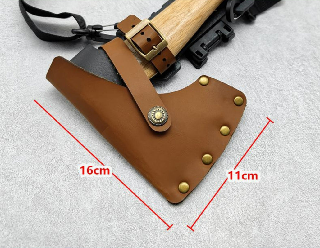 WildernessPro Universal Leather Axe Cover & Holster - Leather axe cover and holster Readi Gear